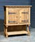 French Bleached Oak Gothic Cupboard, 1920s 1