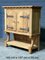 French Bleached Oak Gothic Cupboard, 1920s, Image 13