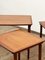 Dänische Mid-Century Satztische aus Teak, 3er Set 6