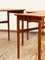 Tavolini a incastro Mid-Century in teak, Danimarca, set di 3, Immagine 11