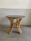 Mid-Century Modern Italian Table in Bamboo with Smoked Glass Top, 1970s 3