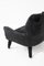 Vintage Black Imitation Fur Sofa, 1950s, Image 4