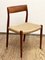 Mid-Century Modern Danish Model 77 Chairs in Teak by Niels O. Møller for J. L. Moller, Denmark, Set of 4 5