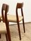 Mid-Century Modern Danish Model 77 Chairs in Teak by Niels O. Møller for J. L. Moller, Denmark, Set of 4, Image 7
