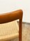 Mid-Century Danish Model 75 Chairs in Teak by Niels O. Møller for Jl Mollers Furniture Factory, 1950, Set of 2, Image 11