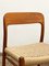 Mid-Century Danish Model 75 Chairs in Teak by Niels O. Møller for Jl Mollers Furniture Factory, 1950, Set of 2, Image 6