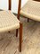 Mid-Century Danish Model 75 Chairs in Teak by Niels O. Møller for Jl Mollers Furniture Factory, 1950, Set of 2, Image 5