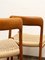 Mid-Century Danish Model 75 Chairs in Teak by Niels O. Møller for Jl Mollers Furniture Factory, 1950, Set of 2 11