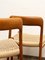 Mid-Century Danish Model 75 Chairs in Teak by Niels O. Møller for Jl Mollers Furniture Factory, 1950, Set of 2, Image 11