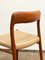 Mid-Century Danish Model 75 Chair by Niels O. Møller for J. L. Mollers Furniture Factory, 1950s, Image 9
