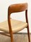 Mid-Century Danish Model 75 Chair by Niels O. Møller for J. L. Mollers Furniture Factory, 1950s 11