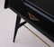 Italian Bedside Tables in Black Lacquered Wood, 1950s, Set of 2, Image 7