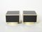 Black Lacquered Brass Nightstand by Michel Pigneres, 1970s, Set of 2, Image 5