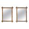 Mirrors in Bamboo, 1950s, Set of 2 1