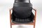 Black Leather Seal Chair by Ib Kofod-Larsen for OPE Möbler 11