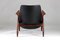 Black Leather Seal Chair by Ib Kofod-Larsen for OPE Möbler 3