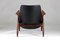Black Leather Seal Chair by Ib Kofod-Larsen for OPE Möbler, Image 3