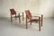 Safari Armchairs from Sellerie Bouix, 1920, Set of 4 12