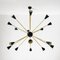 Mid-Century Sputnik Chandelier in Brass, 1960s 8