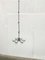 Mid-Century Danish Metal and Glass Candleholder Pendant, 1960s, Image 12