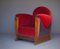 Club chair scuola di Amsterdam, anni '30, set di 2, Immagine 2