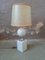 White Ceramic Table Lamp from Barbier, 1970s 2