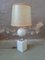 White Ceramic Table Lamp from Barbier, 1970s, Image 2