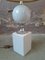 White Ceramic Table Lamp from Barbier, 1970s, Image 6