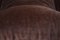 Juego de sofá modular vintage de terciopelo marrón, años 70. Juego de 6, Imagen 33