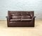 Brown Leather Model Lauriana Sofas by Tobia & Afra Scarpa, 1970s, Set of 2 6