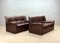 Brown Leather Model Lauriana Sofas by Tobia & Afra Scarpa, 1970s, Set of 2 4