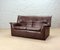 Brown Leather Model Lauriana Sofas by Tobia & Afra Scarpa, 1970s, Set of 2, Image 32