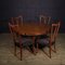 Mid-Century Italian Table and Chairs, 1950, Set of 5, Image 4