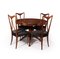 Mid-Century Italian Table and Chairs, 1950, Set of 5, Image 1