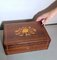 Napoleon III Style Walnut Table Box, 1870s, Image 20