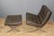 Barcelona Armchair and Ottoman attributed to Mies Van Der Rohe, 1970s, Set of 2 11