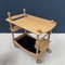 Bar Trolley attributed to Guillerme Et Chambron for Votre Maison, 1950s 3