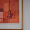 Hugo De Soto, Composition in Red and Orange Colours, 1964, Lithograph, Framed 4