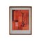 Hugo De Soto, Composition in Red and Orange Colours, 1964, Lithograph, Framed 1