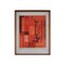 Hugo De Soto, Composition in Red and Orange Colours, 1964, Lithograph, Framed, Image 1