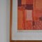 Hugo De Soto, Composition in Red and Orange Colours, 1964, Lithograph, Framed, Image 3