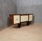 Art Deco Indian Walnut Goatskin and Brass Sideboard, 1940s, Image 11