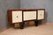 Indisches Art Deco Sideboard aus Nussholz & Messing, 1940er 5