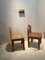 Rattan Dining Chairs in the style of Tobias Scarpa, 1970s, Set of 2 1