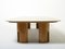 Large Maple & Brass Coffee Table by Giovanni Offredi for Saporiti, 1980s 2