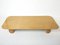 Large Maple & Brass Coffee Table by Giovanni Offredi for Saporiti, 1980s 7