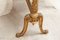 Cuna Napoleón III francesa de madera tallada y dorada, Imagen 9