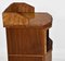 Art Deco Burr Walnut Canted Bedside Table, 1930s, Image 4