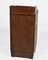 Art Deco Burr Walnut Canted Bedside Table, 1930s, Image 14
