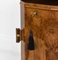 Art Deco Burr Walnut Canted Bedside Table, 1930s, Image 6